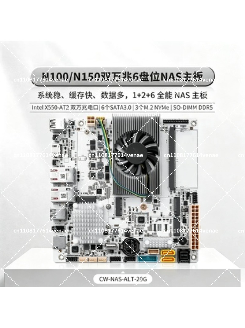 Scheda Madre NAS 8-Bay con CPU - Nas Motherboard 8 Sata Mini Itx recensione e prezzo