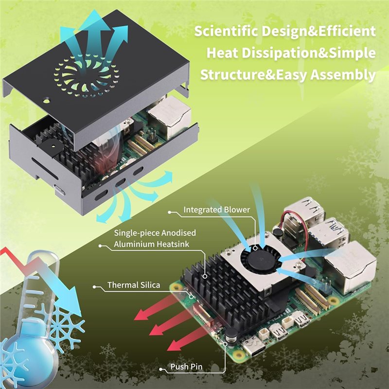 AS95-Kit di Avvio Irasptek per - Raspberry Pi 5 8Gb Board recensione e prezzo