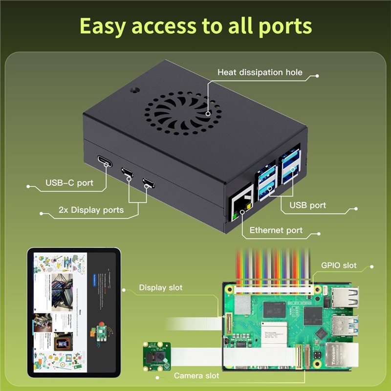 AS95-Kit di Avvio Irasptek per - Raspberry Pi 5 8Gb Board recensione e prezzo